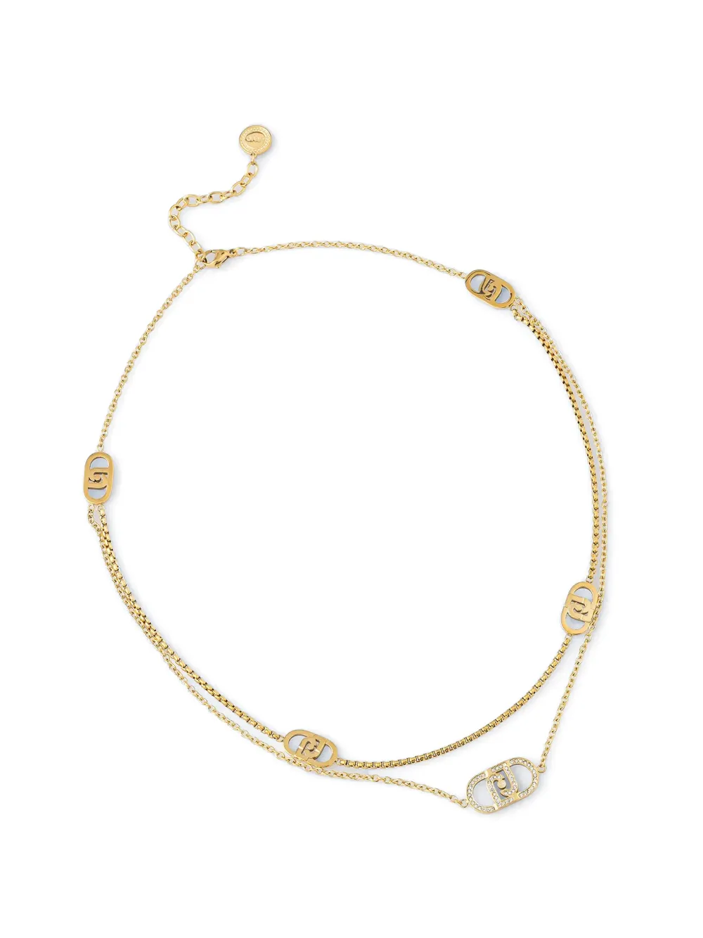 LIU JO logo-embellishment necklaces - Oro