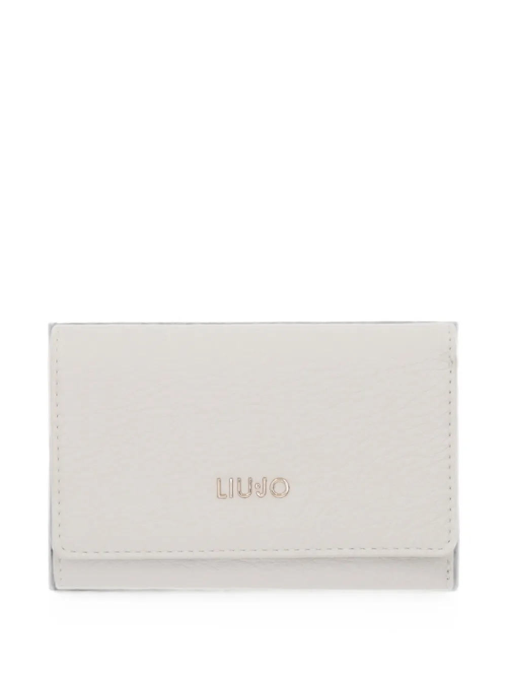 LIU JO logo-plaque wallet - Weiß