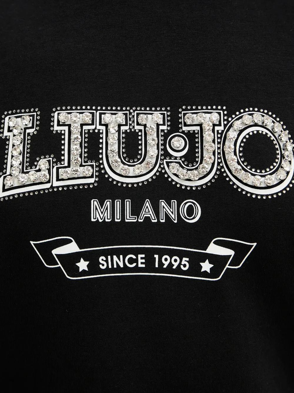 LIU JO Top met logo Zwart