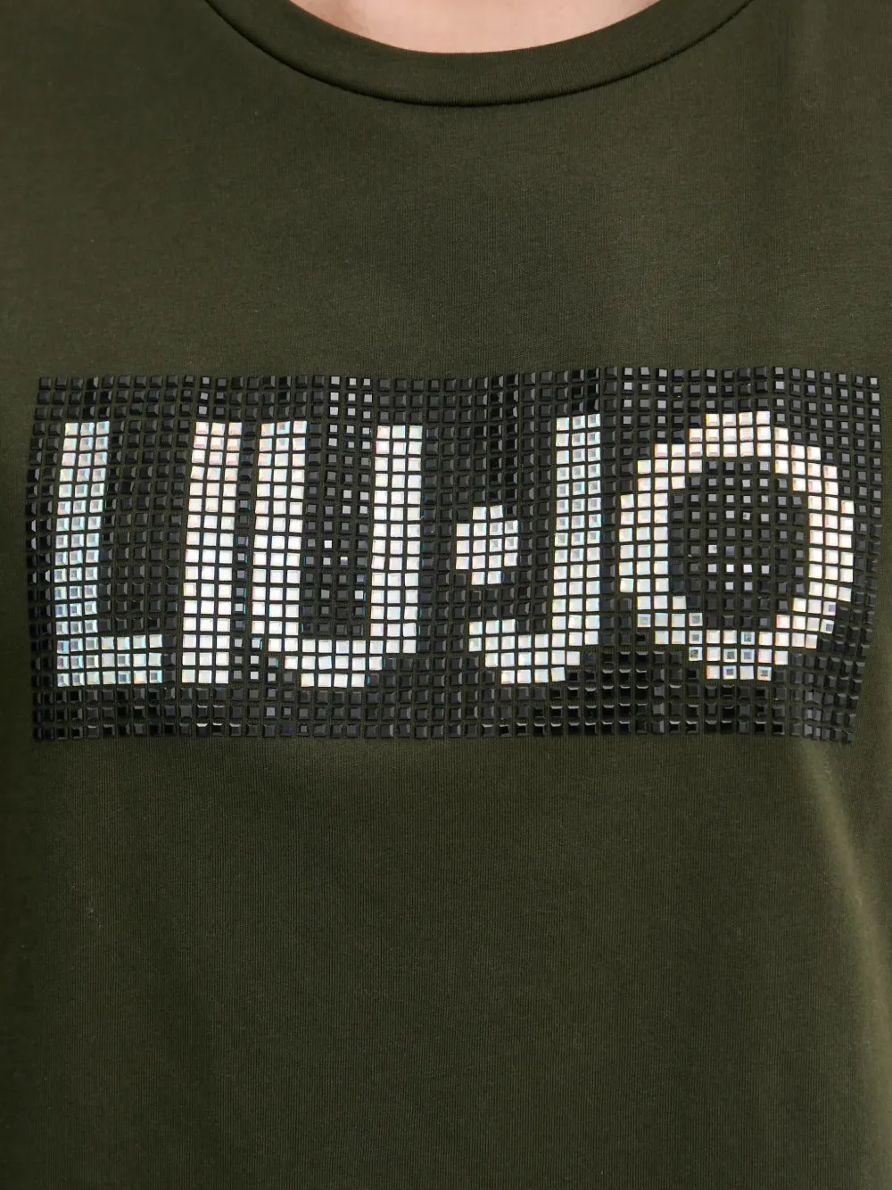 LIU JO T-shirt met logodetail Groen