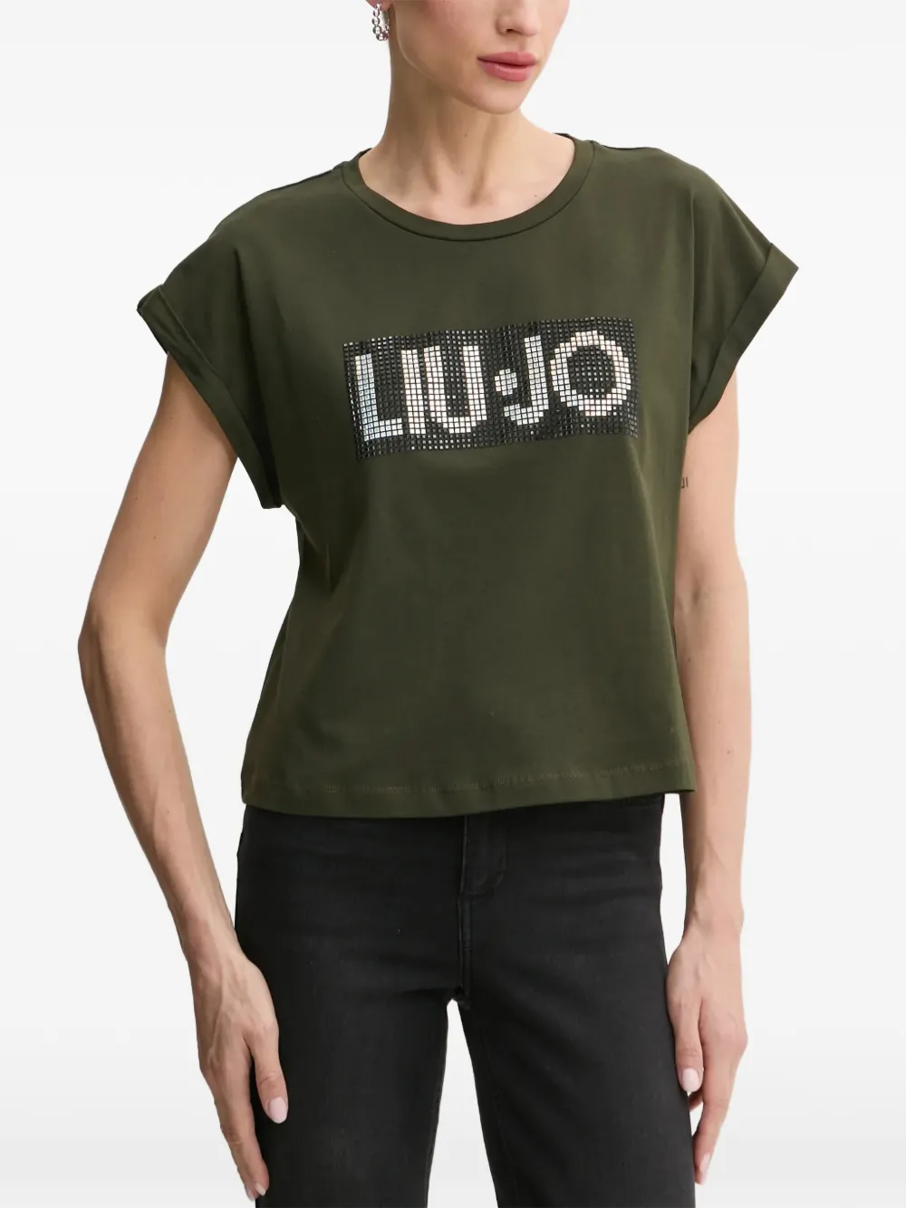 LIU JO T-shirt con logo - Verde