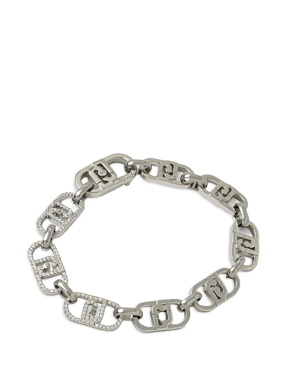 LIU JO logo-chain bracelet - Argento