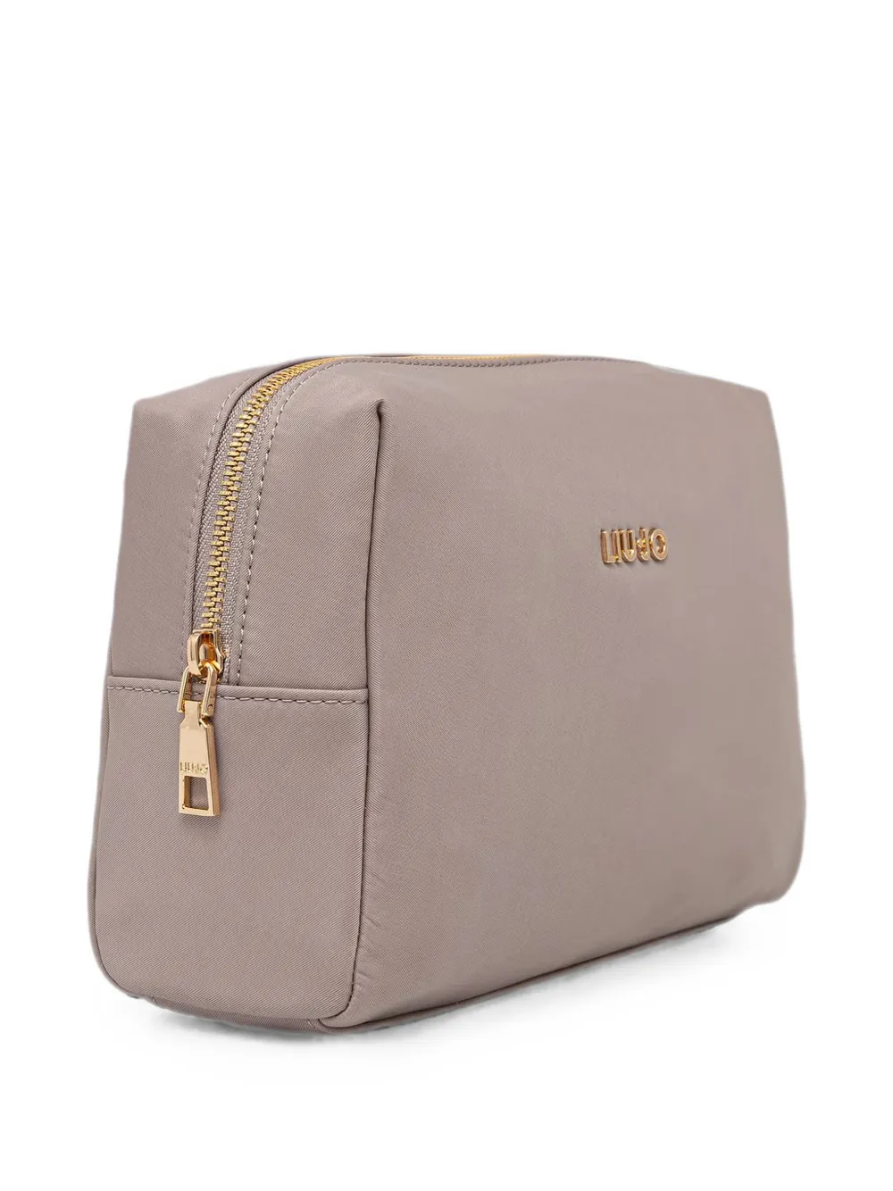 LIU JO Kosmetiktasche mit Logo - Grau