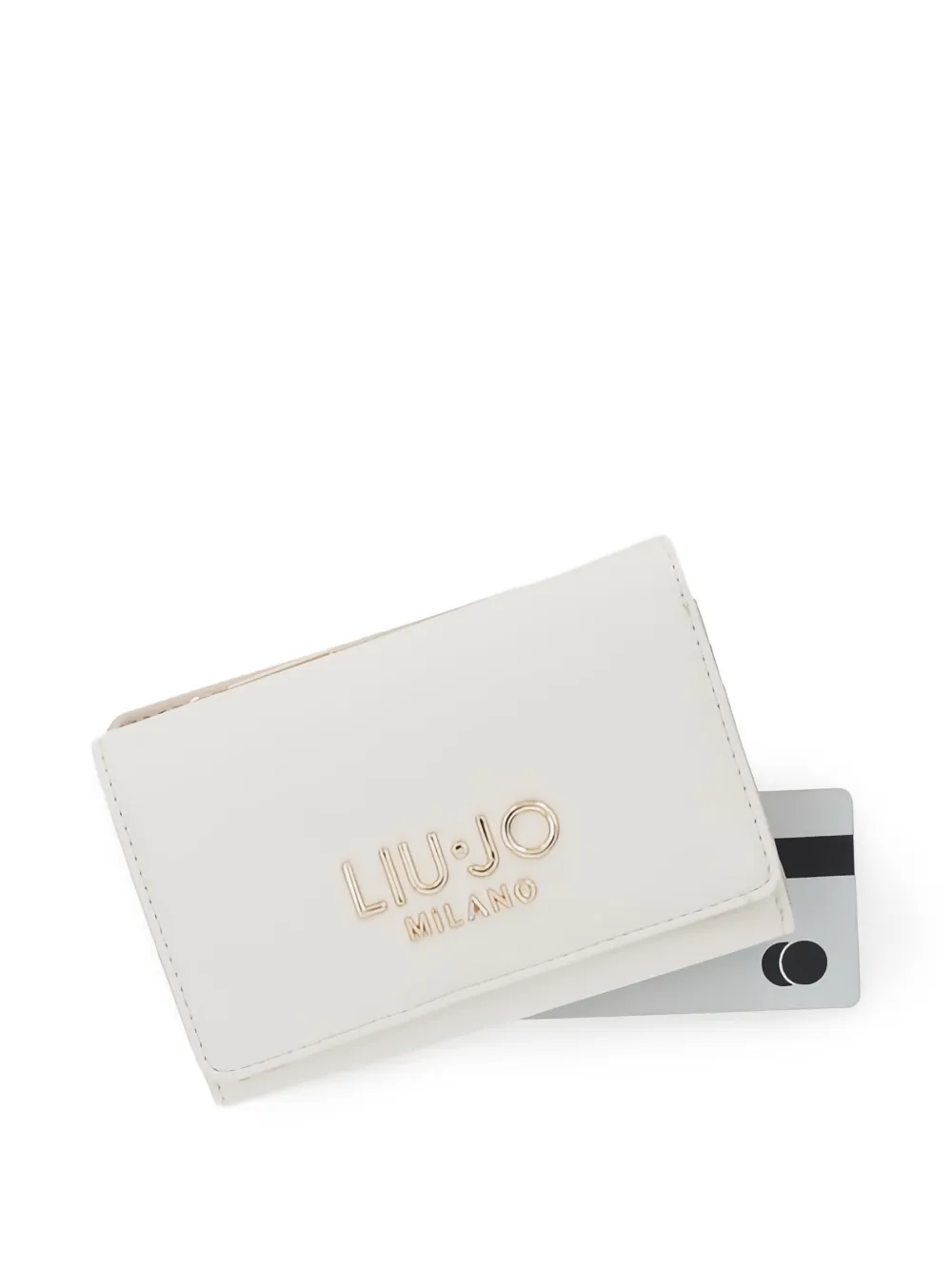 LIU JO Portemonnee met logo Beige