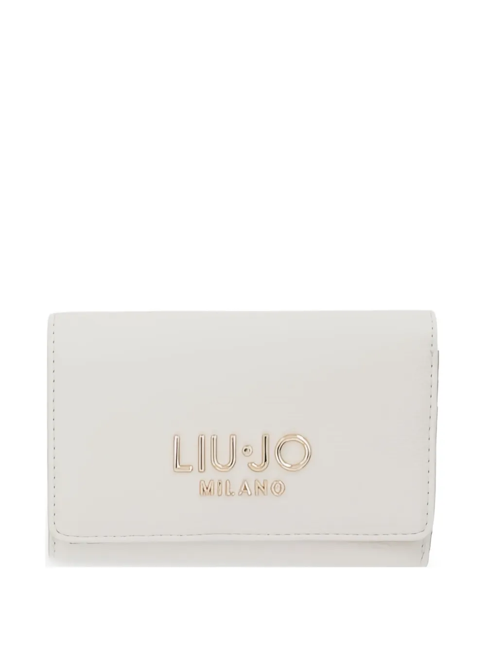 LIU JO logo detail wallet - Toni neutri