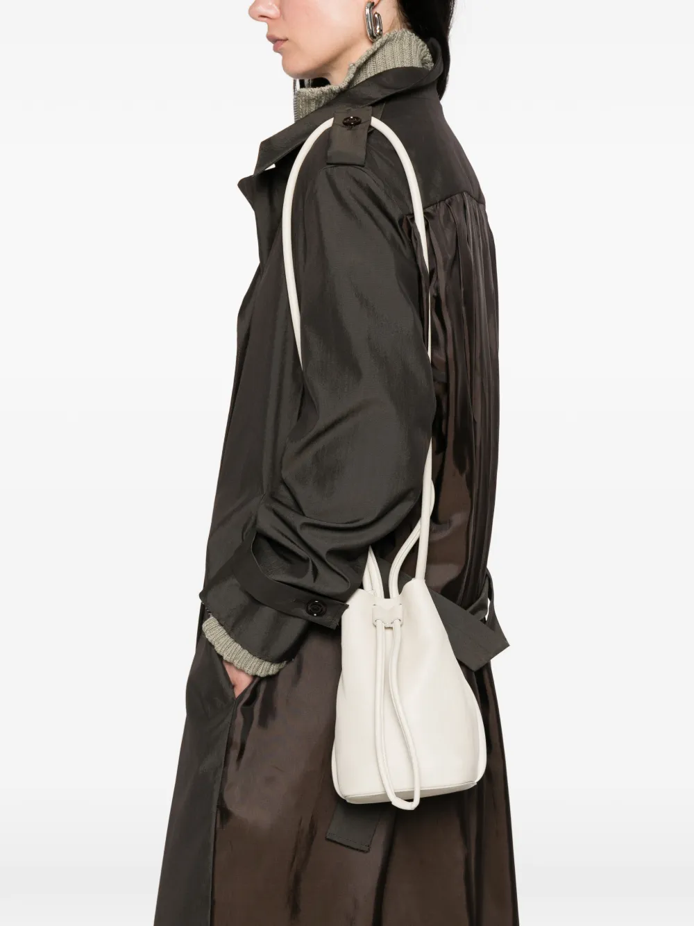Uma Wang Sac kleine bucket-tas Beige