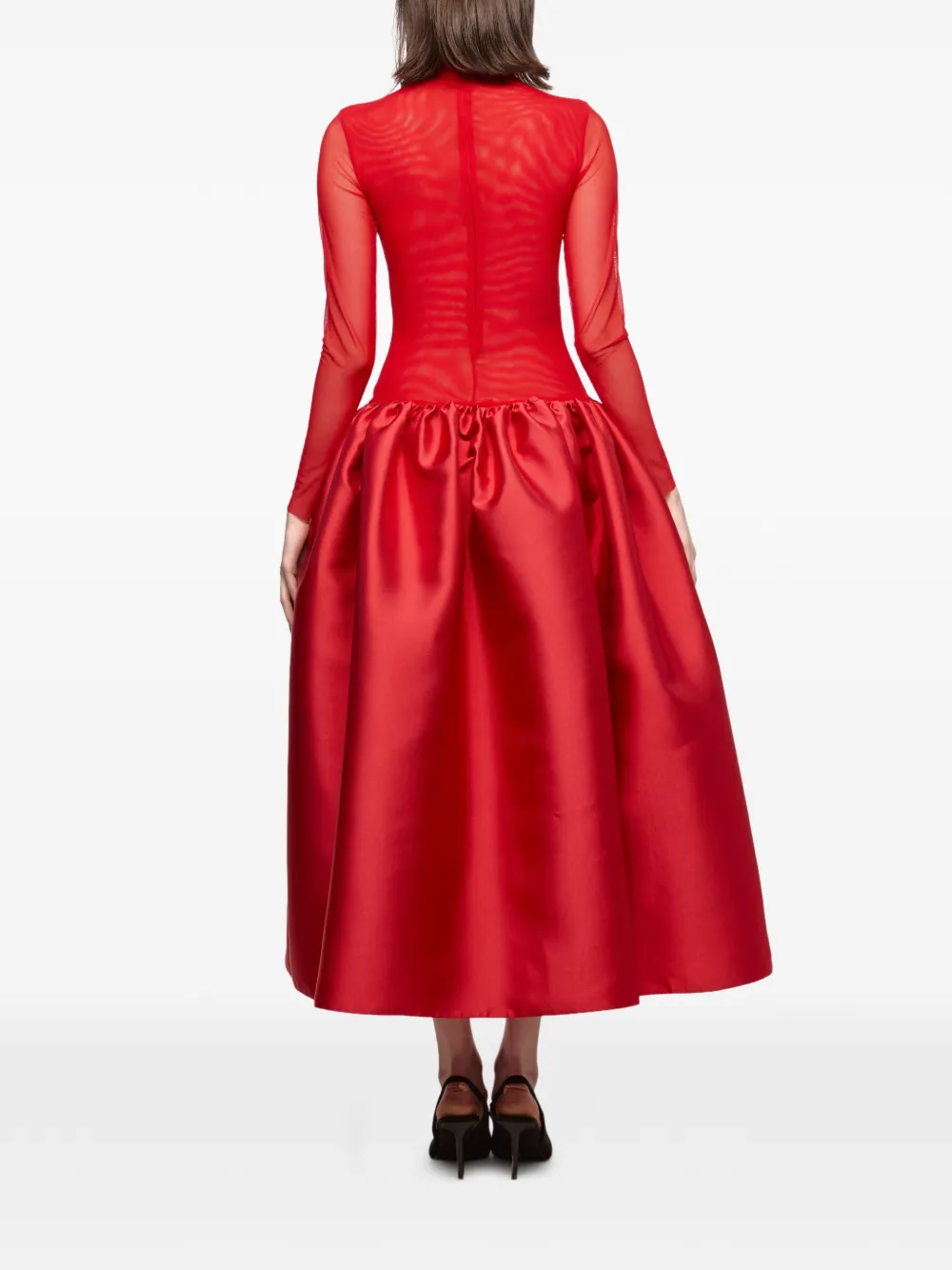 Atu Body Couture Jurk met lange mouwen Rood