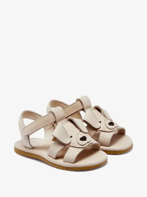 Donsje sandalias Mhalo de piel con aplique de perro