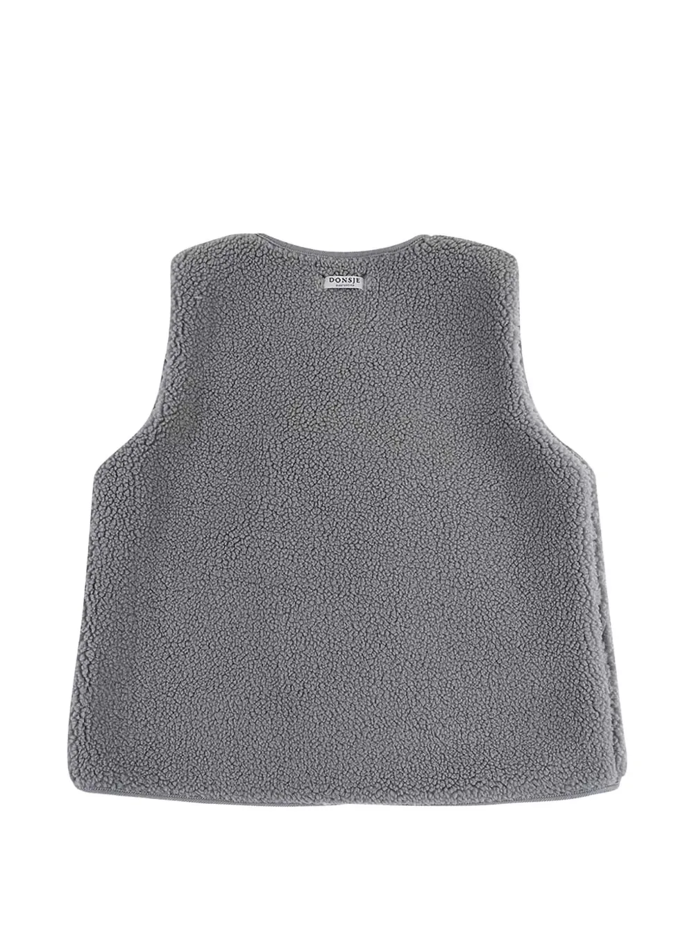 Donsje Monty fleece vest Grijs