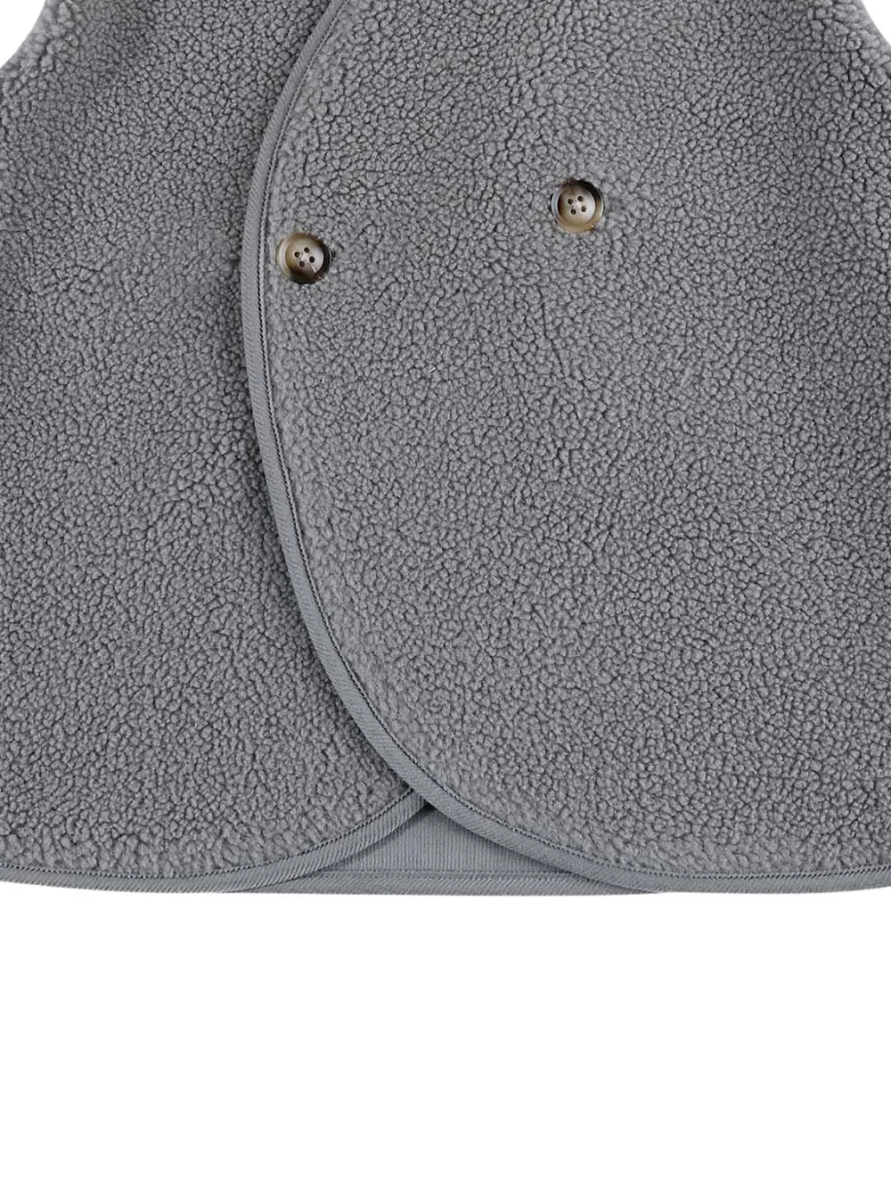 Donsje Monty fleece vest Grijs