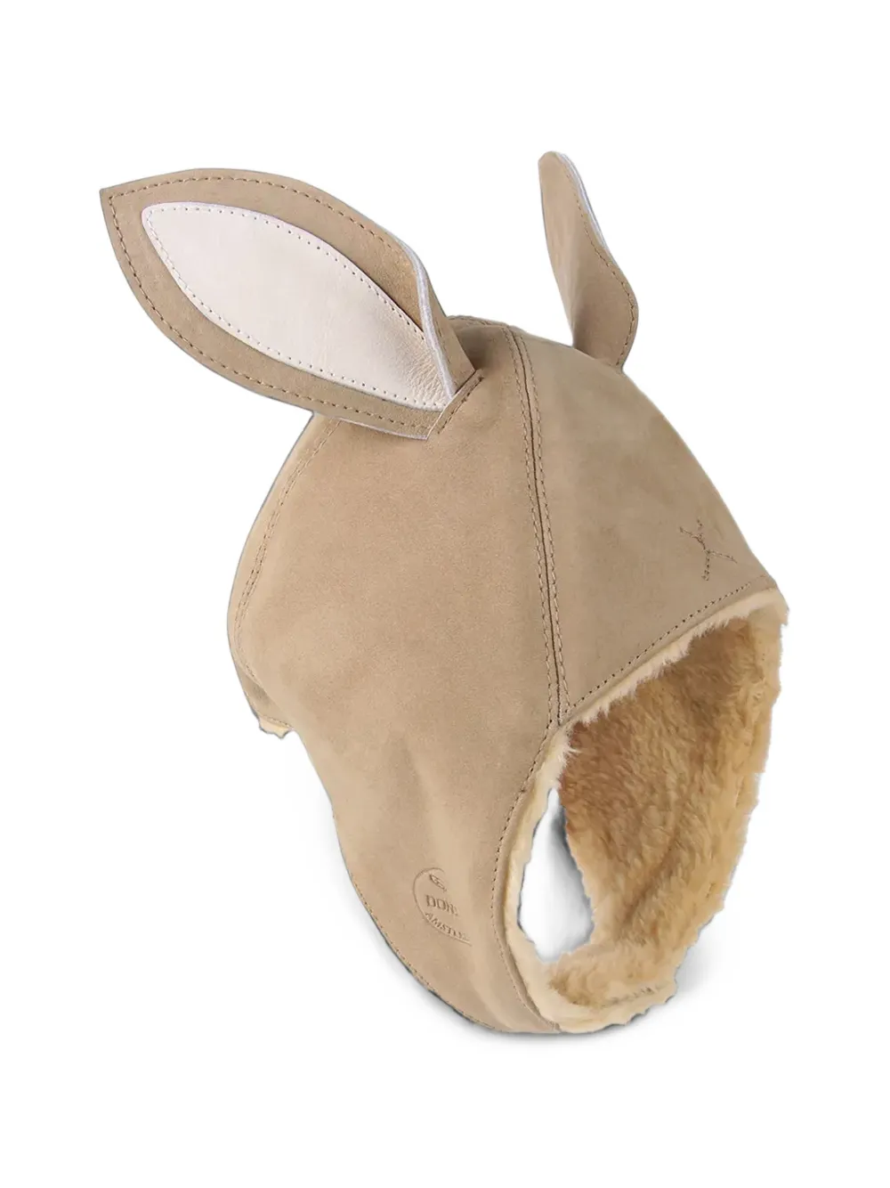 Donsje Hoed met dierenoren Beige