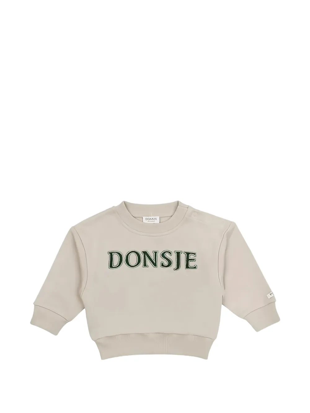 Donsje logo-embroidered sweater - Neutrals