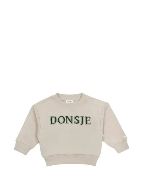 Donsje logo-embroidered sweater