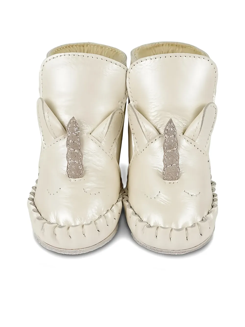 Donsje Ynzi Unicorn leren laarzen Beige