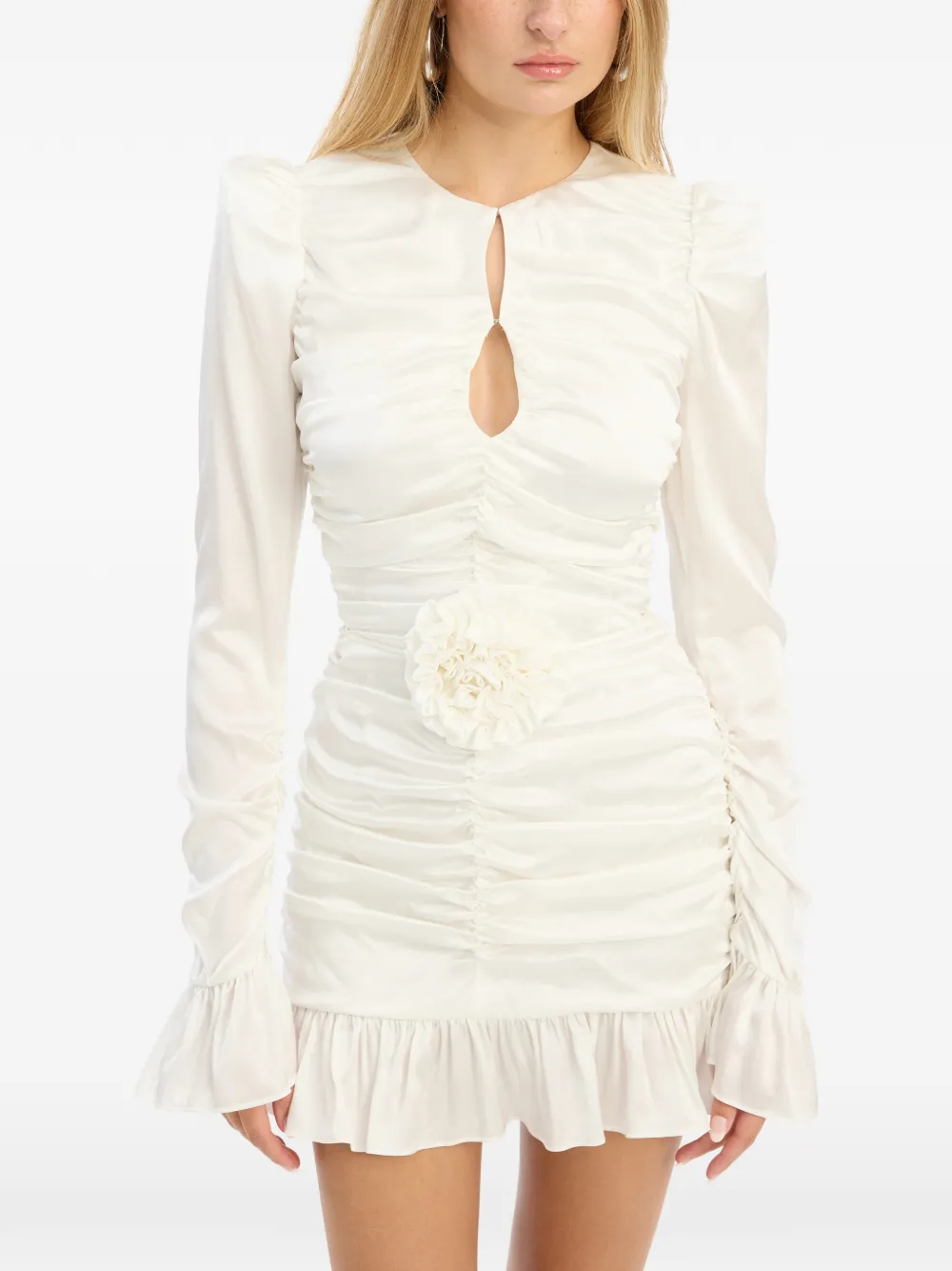 ROTATE BIRGER CHRISTENSEN Witte mini-jurk