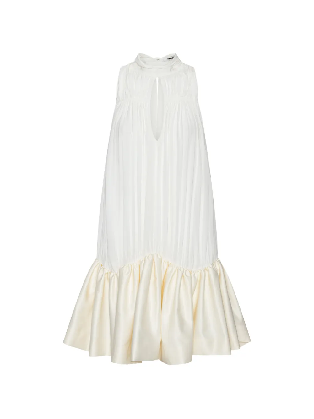 ROTATE BIRGER CHRISTENSEN gathered mini dress - Bianco