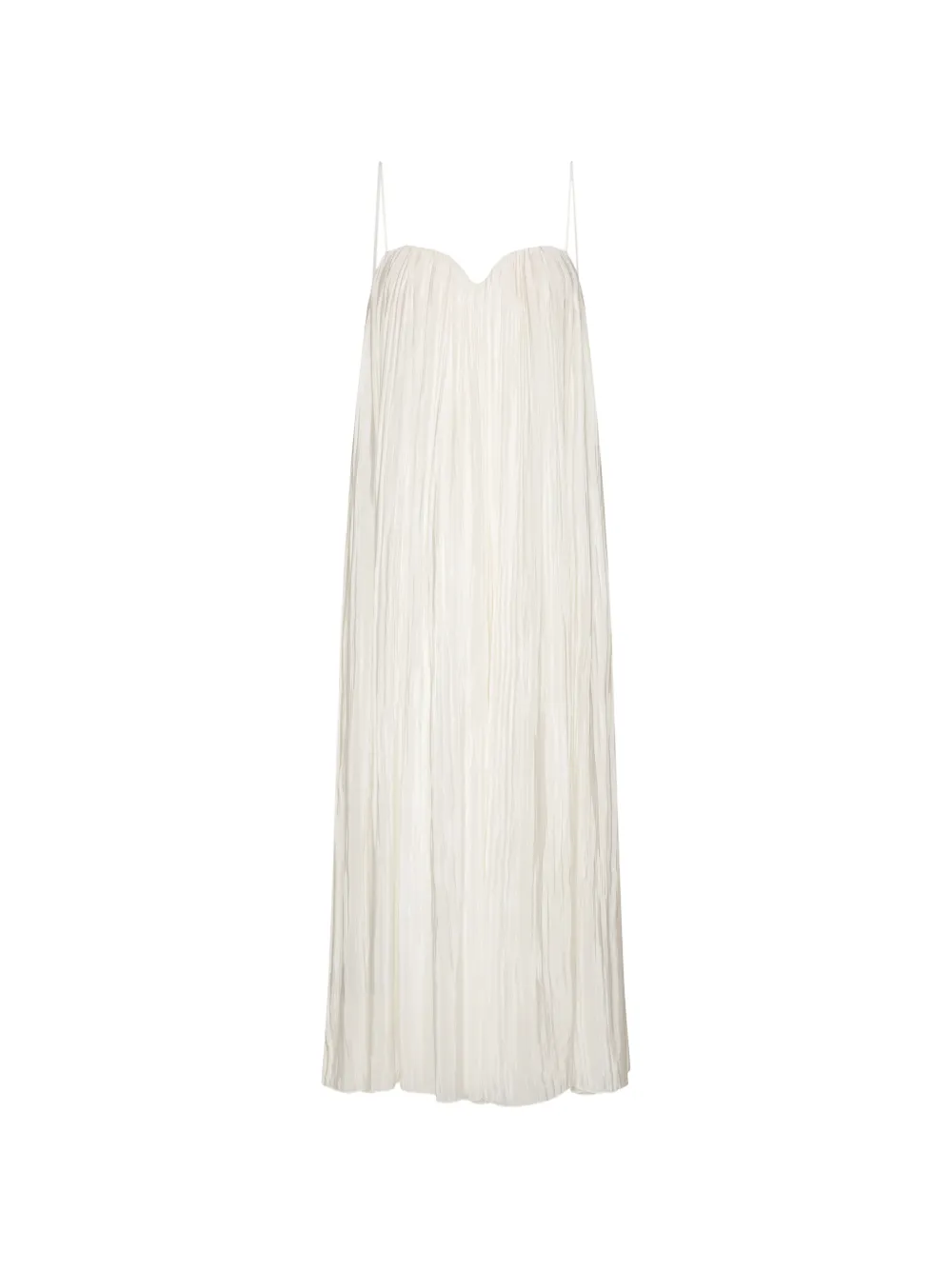 ROTATE BIRGER CHRISTENSEN pleated strap dress - Weiß