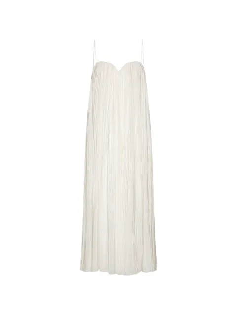 ROTATE BIRGER CHRISTENSEN vestido plisado con tira
