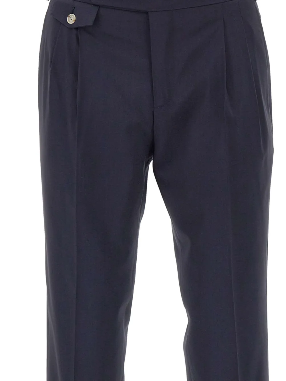 Barba Broek met gesp Blauw