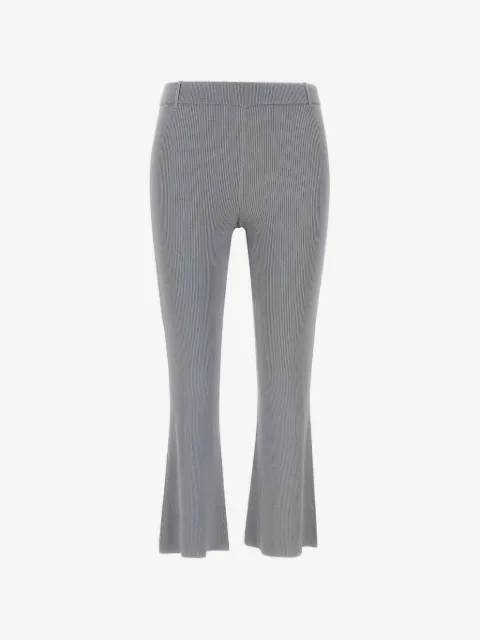 A. ROEGE HOVE pantalones tejidos de canalé acampanados