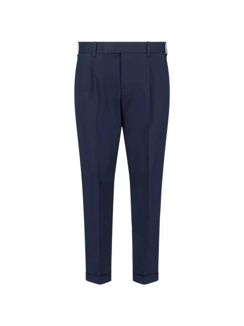 PT Torino pleated cuffed trousers - Blu