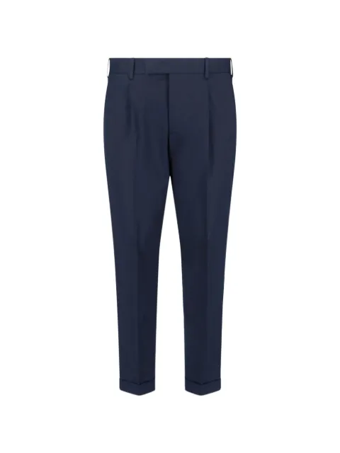 PT Torino pleated cuffed trousers