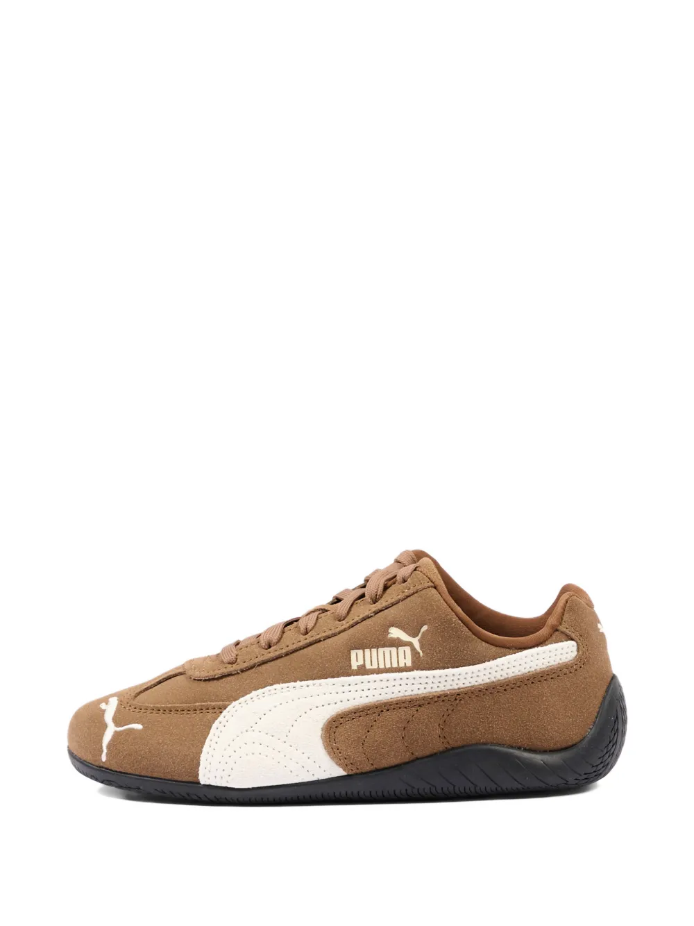 Puma Kids Sneakers met logostreep Bruin