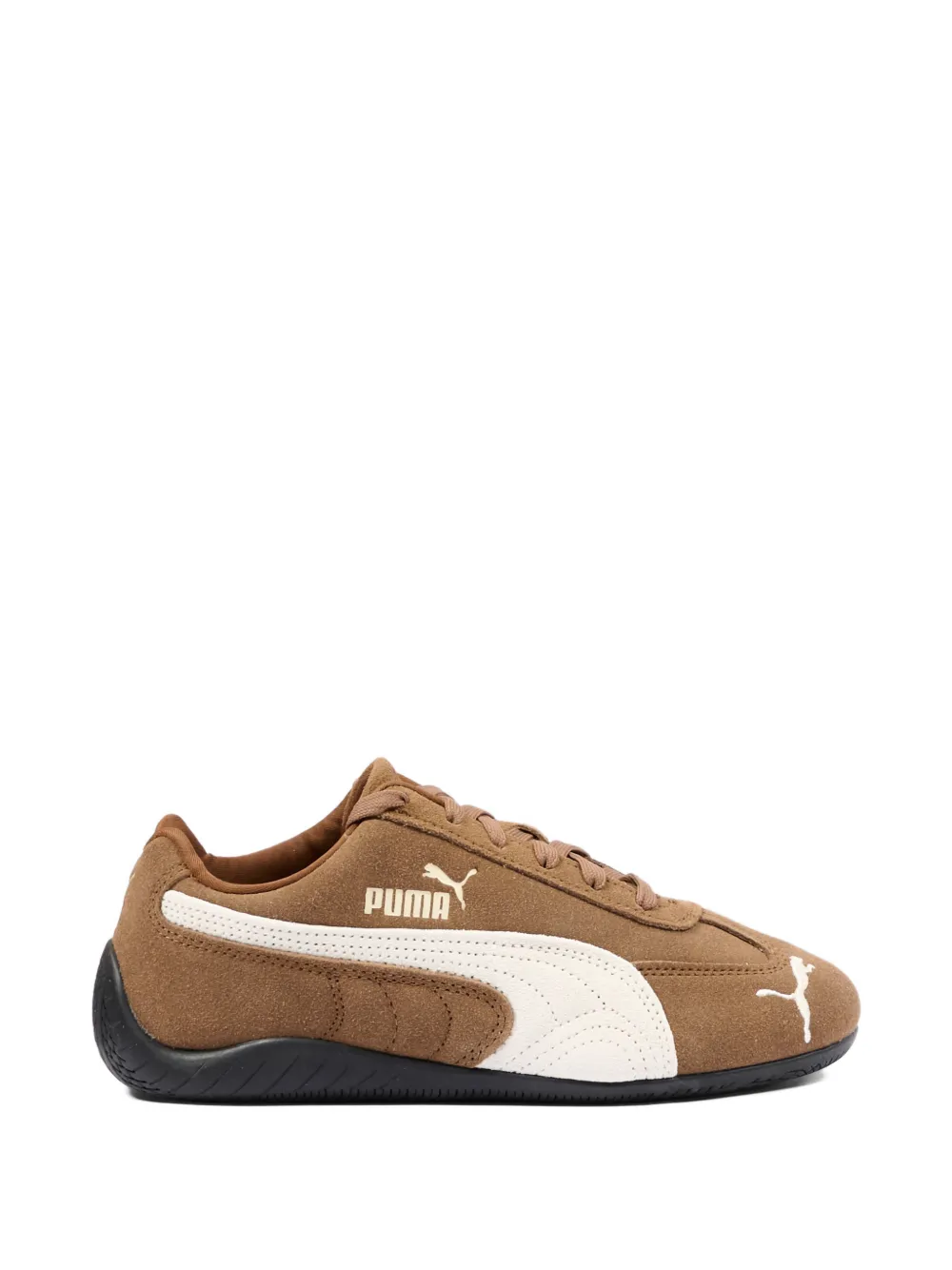 Puma Kids Sneakers met logostreep Bruin