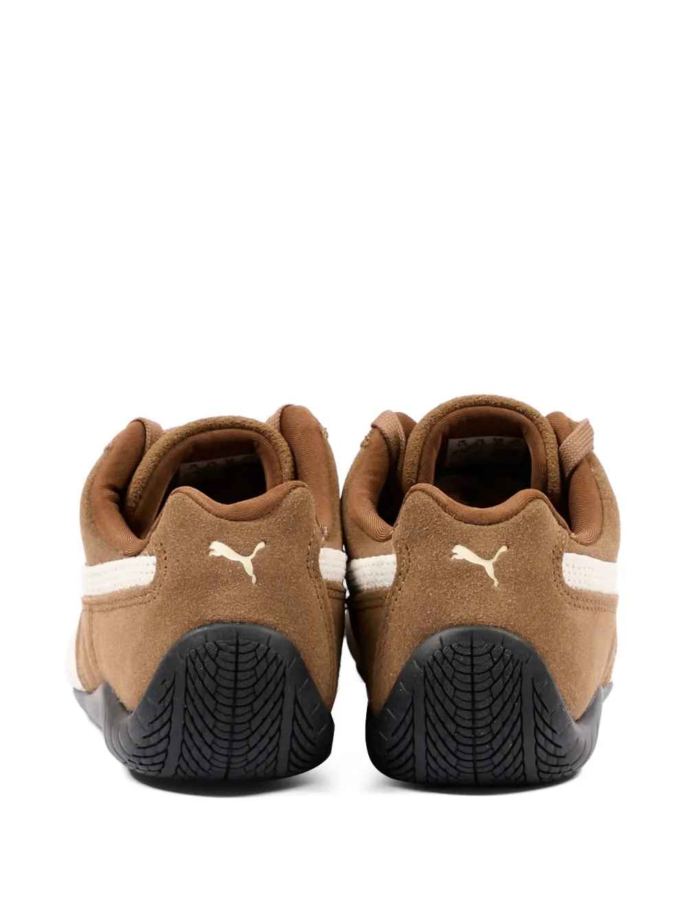  Puma Kids Logo Stripe Sneakers - Brown 