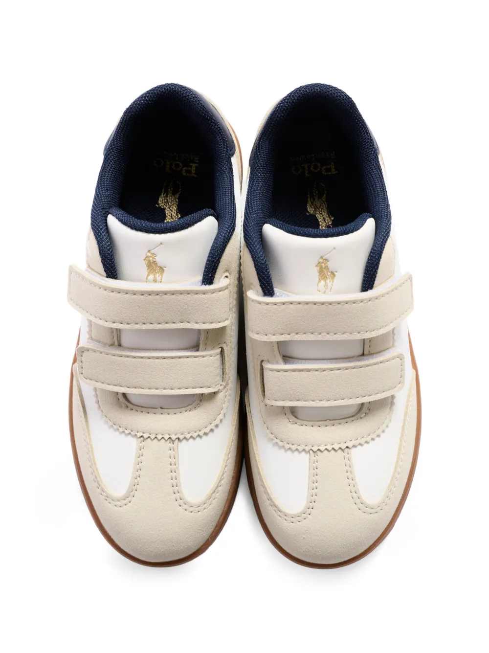 Logo-Embroidered Hook Loop Sneakers