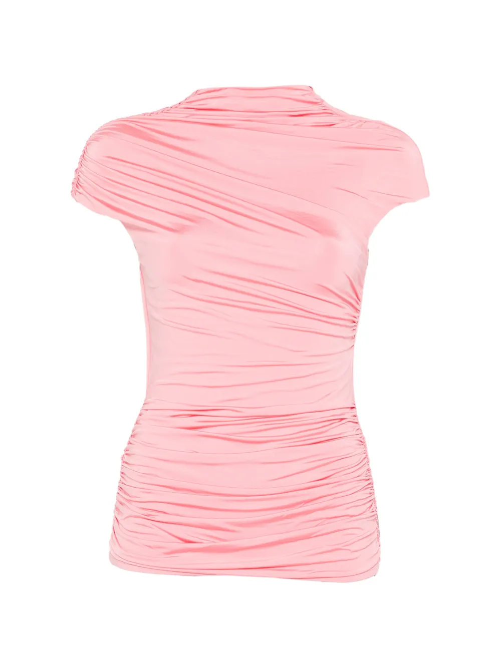 Self-Portrait draped top - Rosa