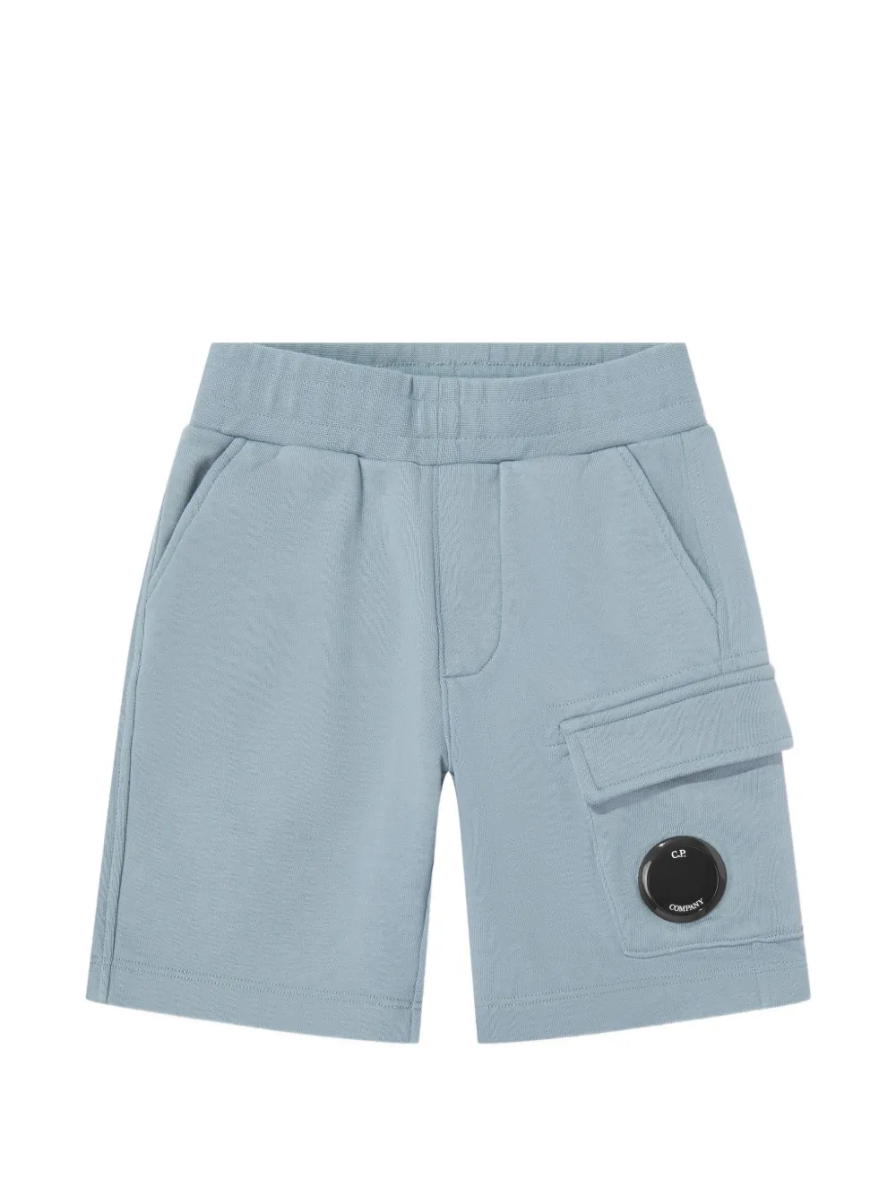 C.P. Company Kids lens-detail cargo shorts - Blu