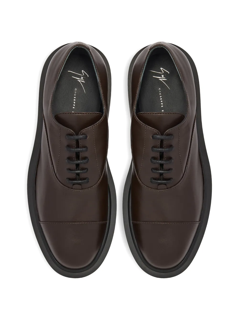 Giuseppe Zanotti Harald derby veterschoenen Bruin