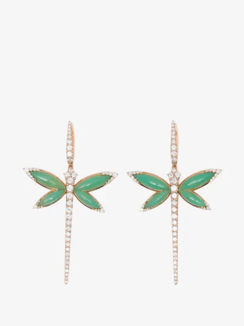 Anapsara Dragonfly diamond earrings
