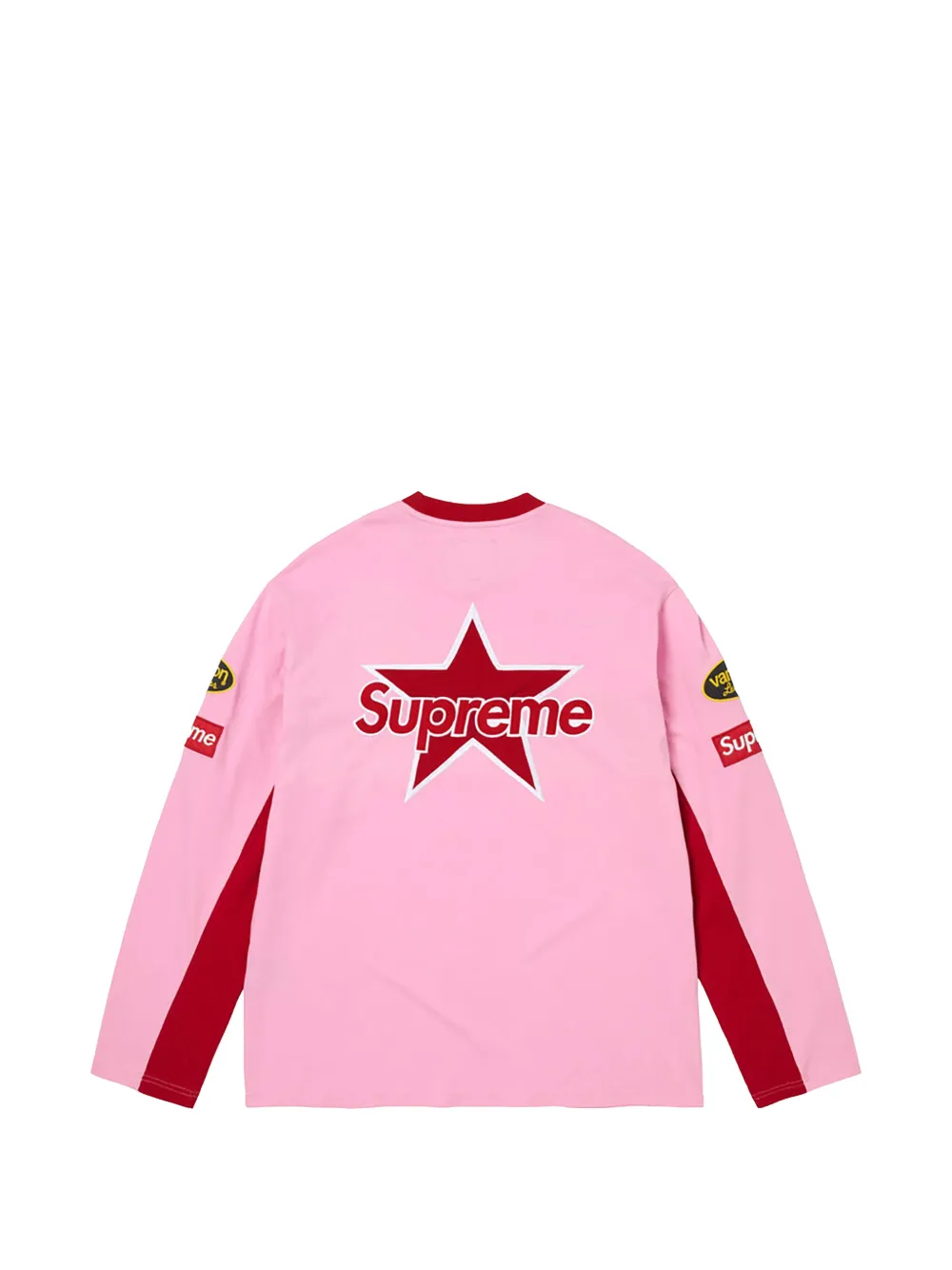 Supreme x Vanson Leathers long-sleeved T-shirt | Pink | FARFETCH HK