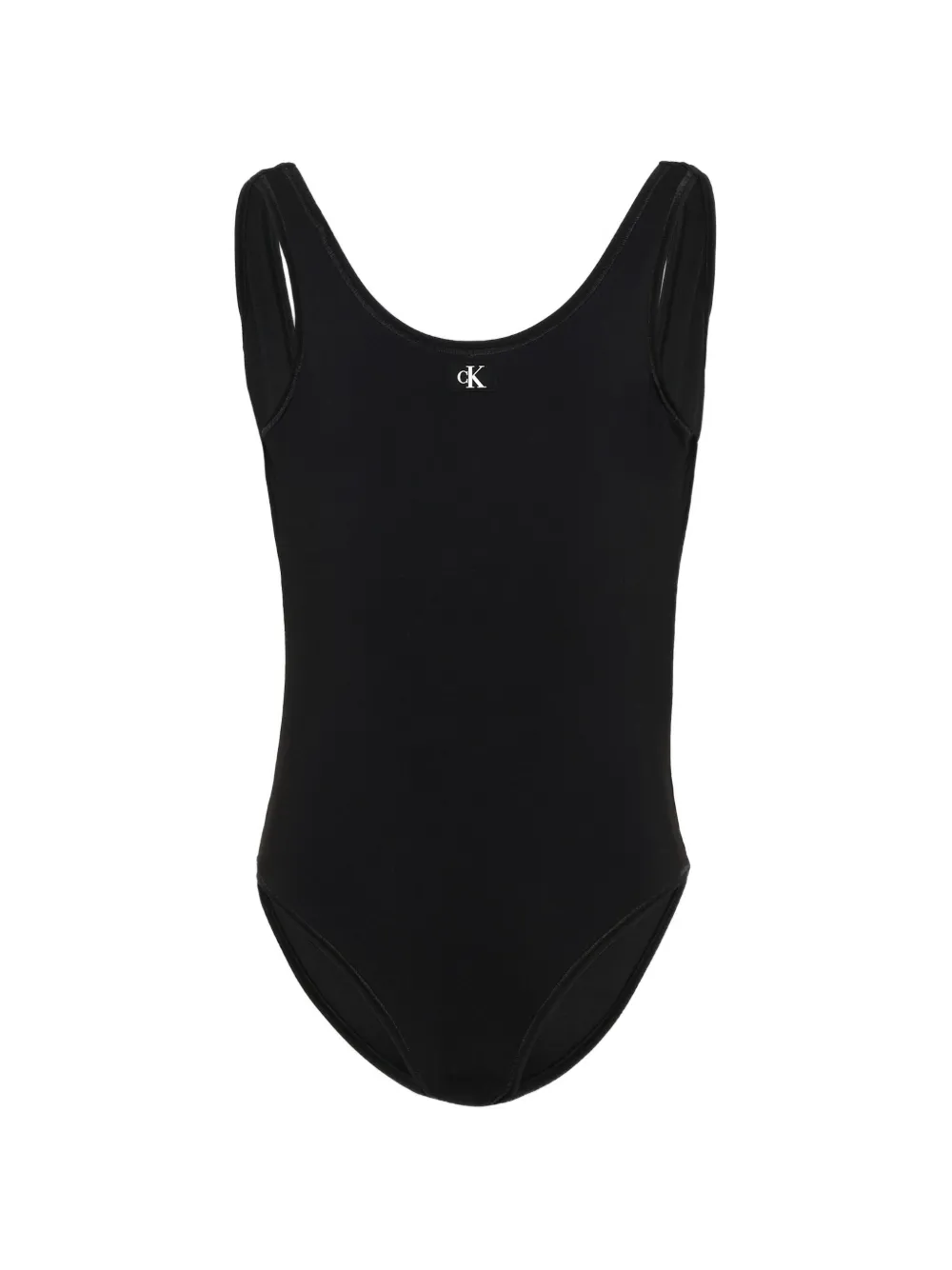 Calvin Klein Kids logo swimsuit - Nero