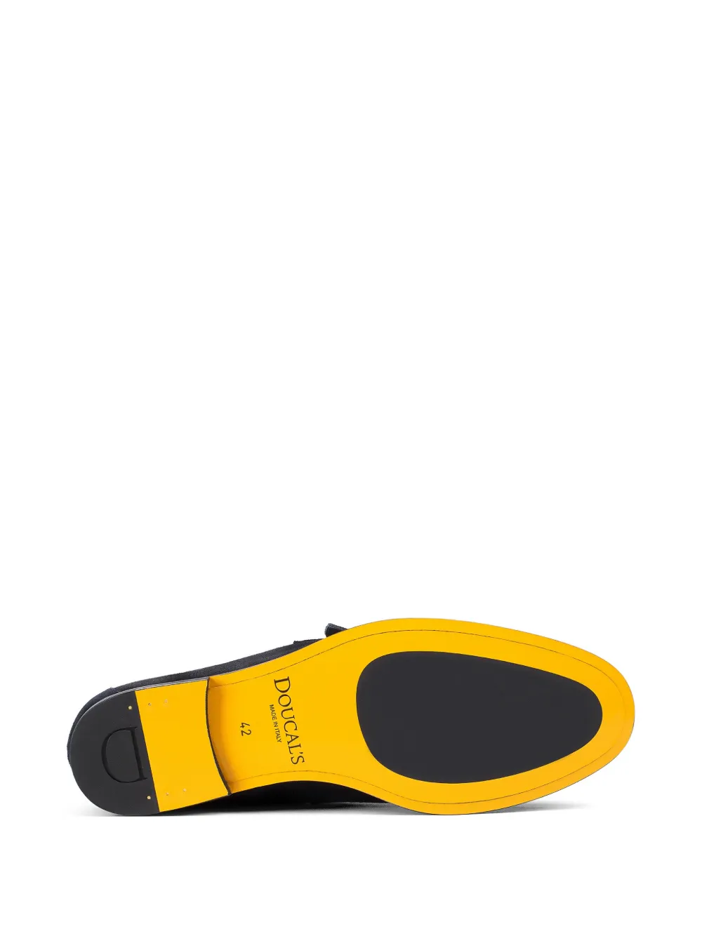 Doucal's Suède loafers met enkele gesp Blauw