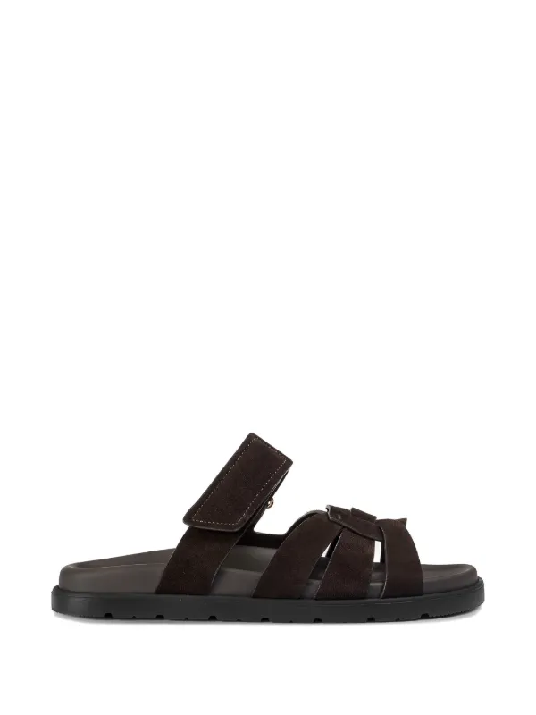 Doucal's Suede Sandals in Brown