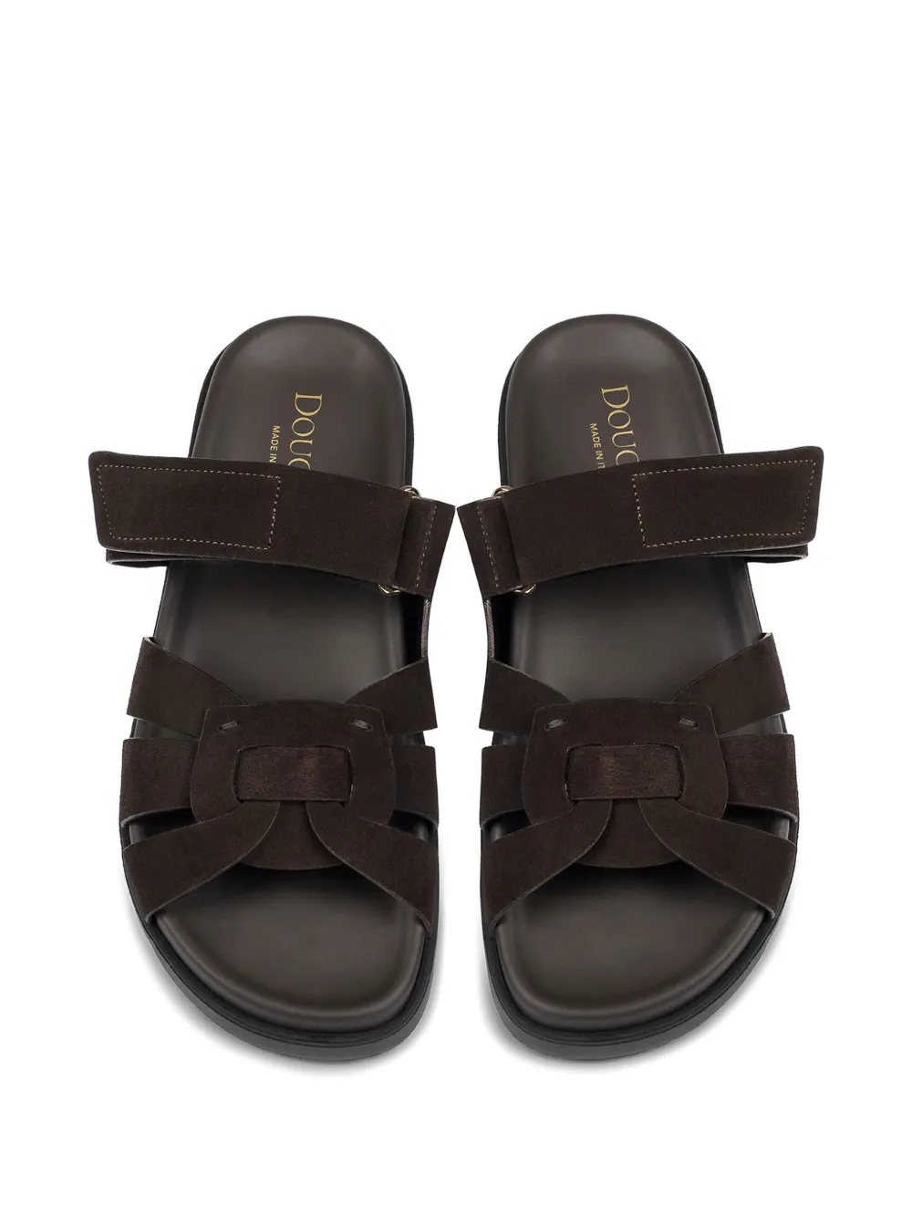 Doucal's Suède sandalen Bruin