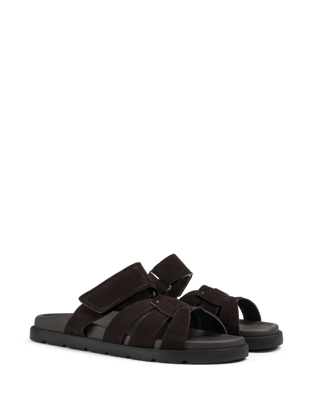 Doucal's Suède sandalen Bruin