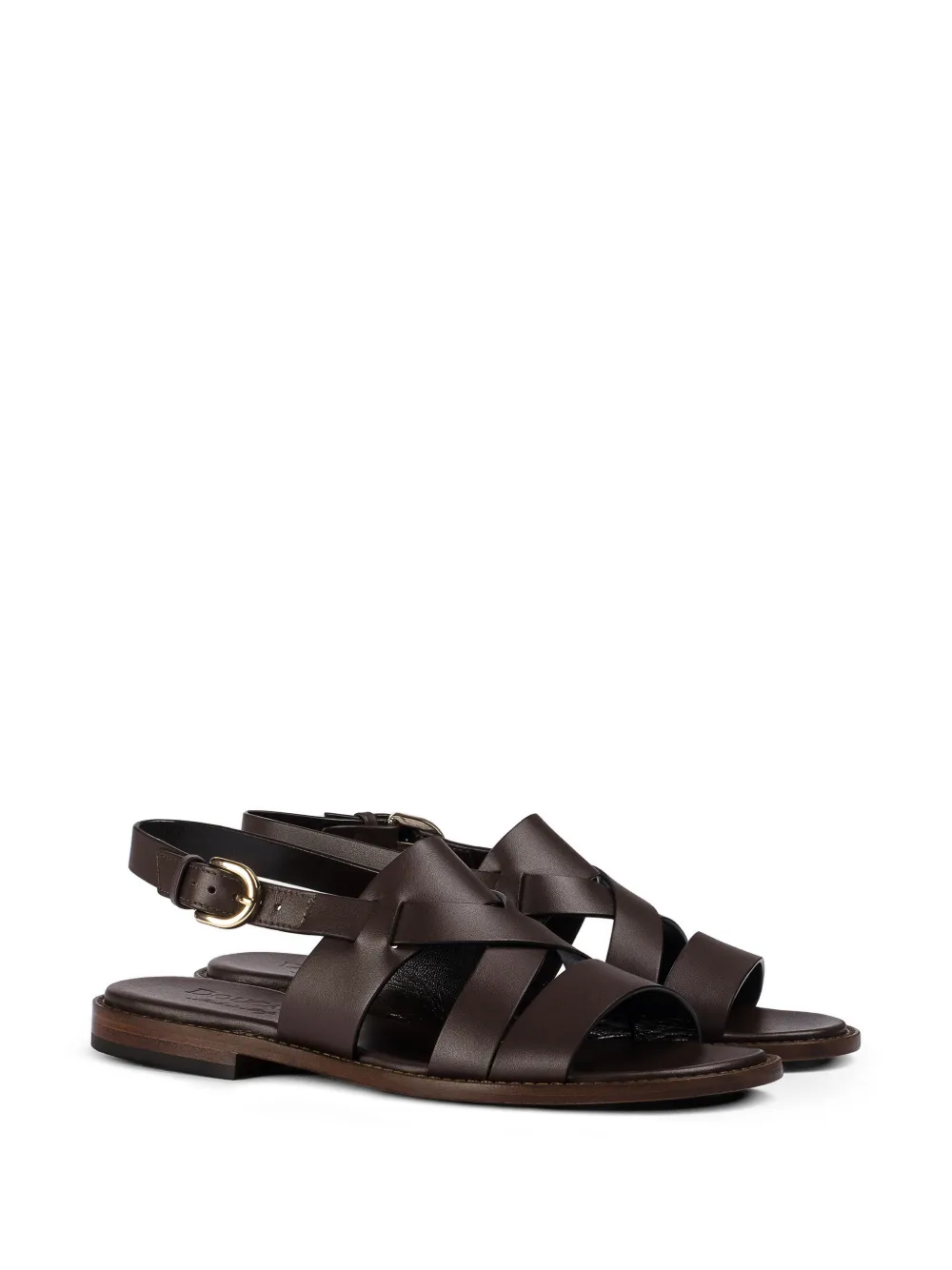 Doucal's Sandalen met meerdere bandjes Bruin