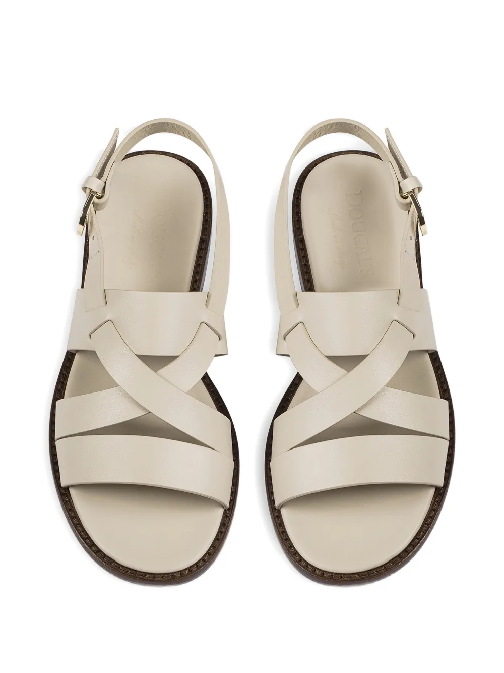 Doucal's Sandalen met meerdere bandjes Beige