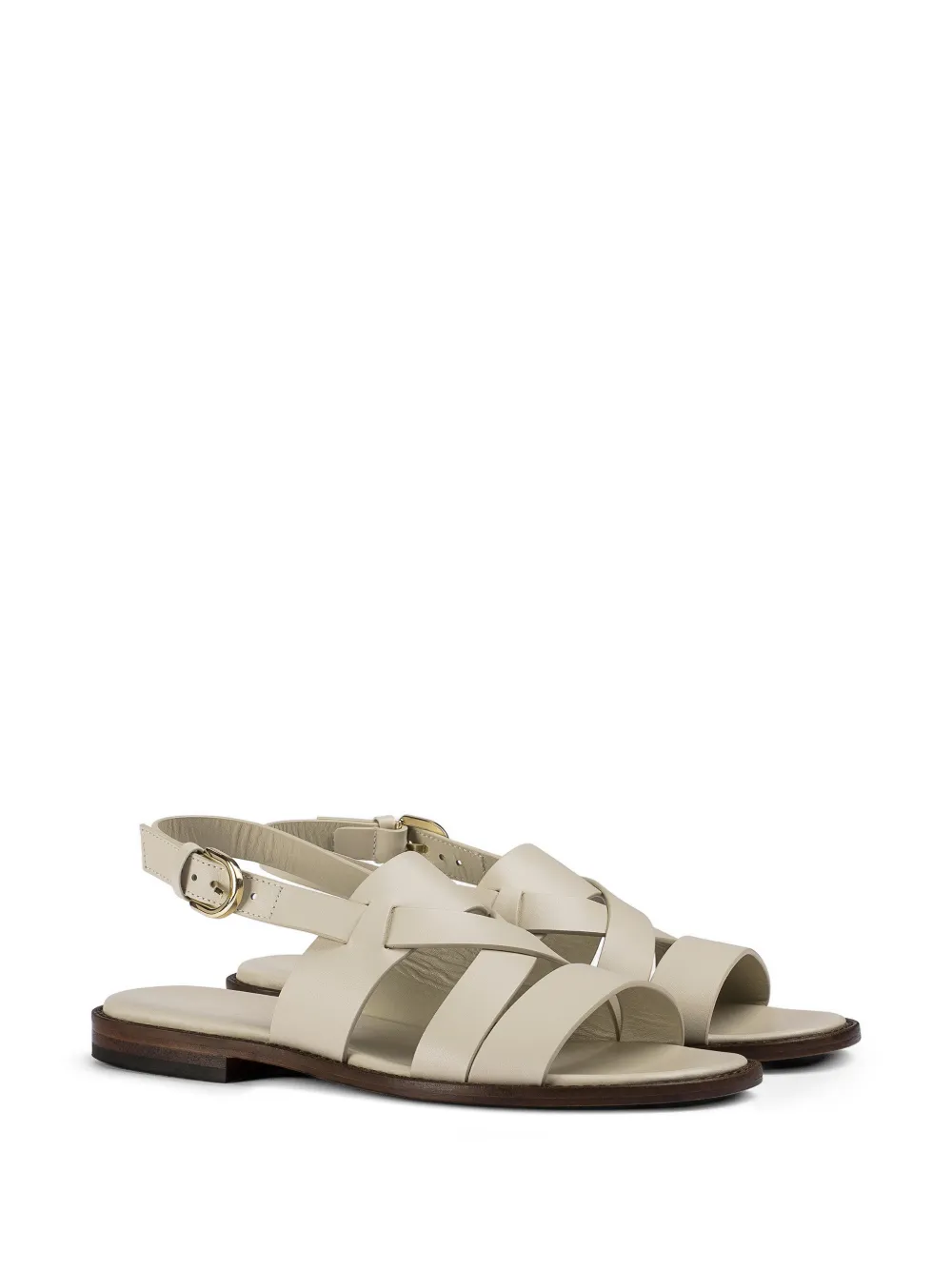 Doucal's Sandalen met meerdere bandjes Beige