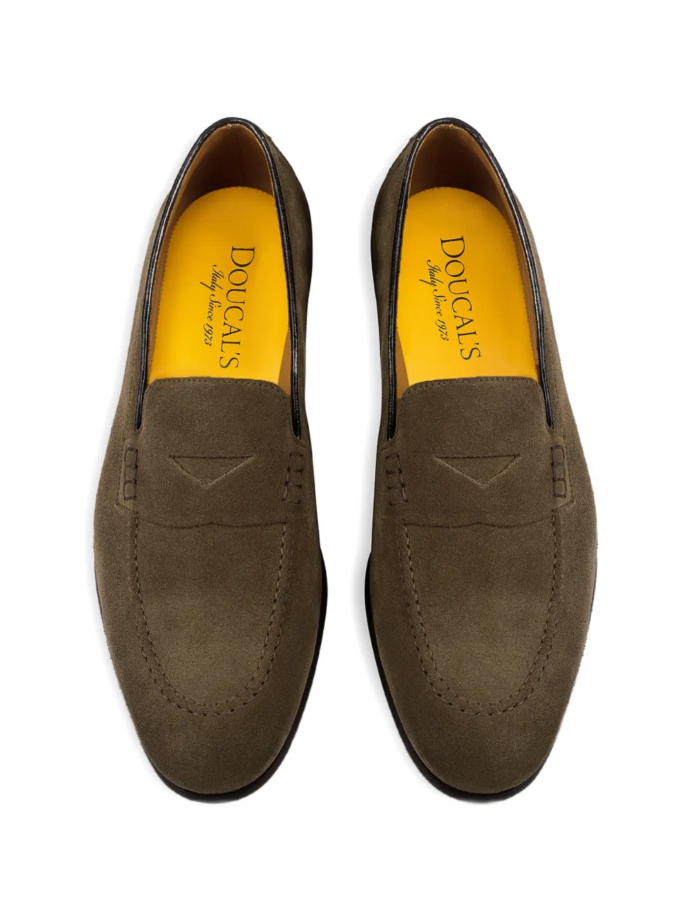 Doucal's Suède loafers Bruin