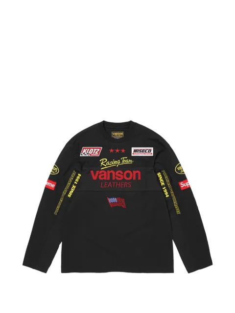 Supreme camiseta de manga larga de Supreme x Vanson Leathers