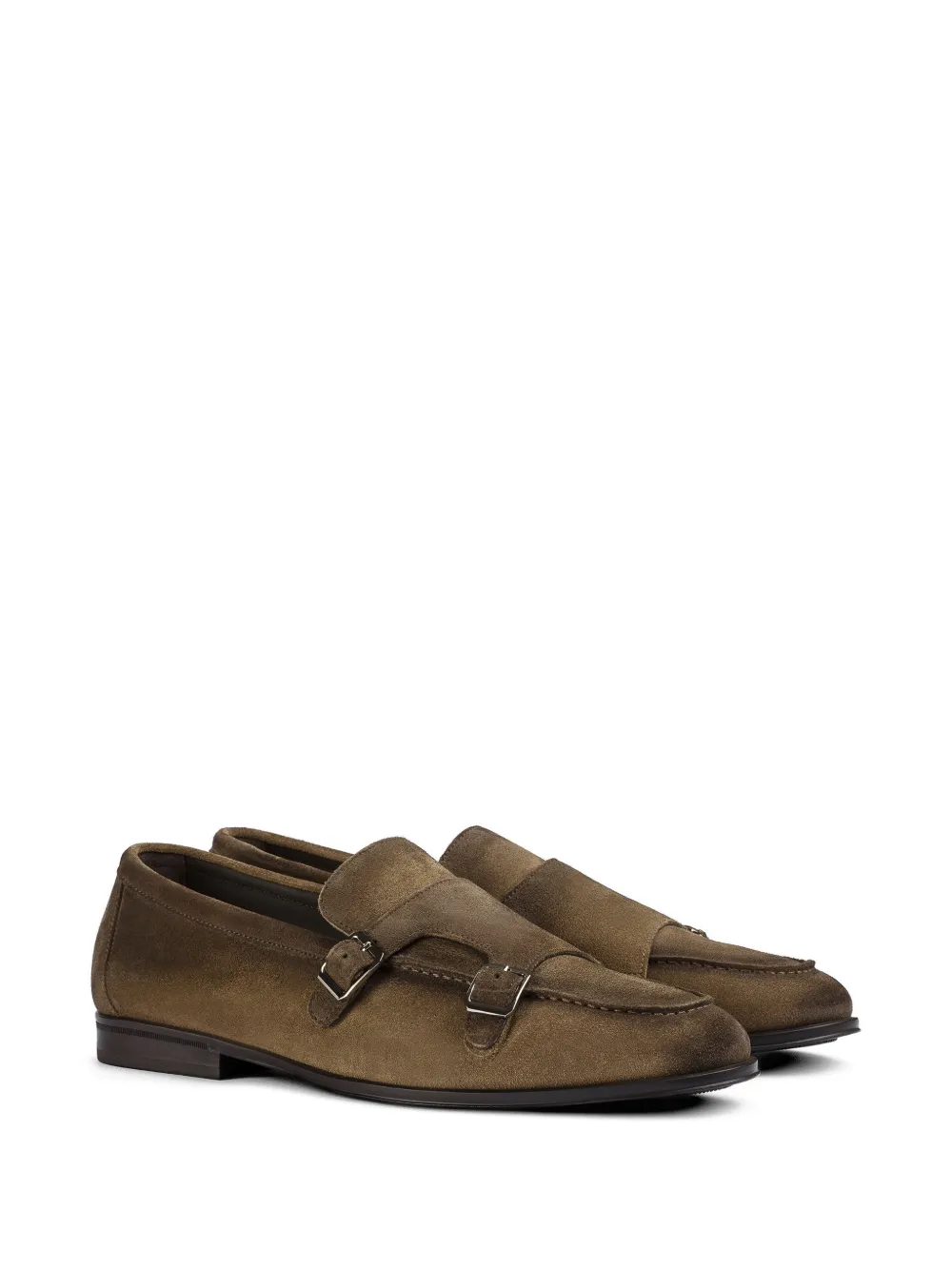 Doucal's buckled suede loafers Bruin