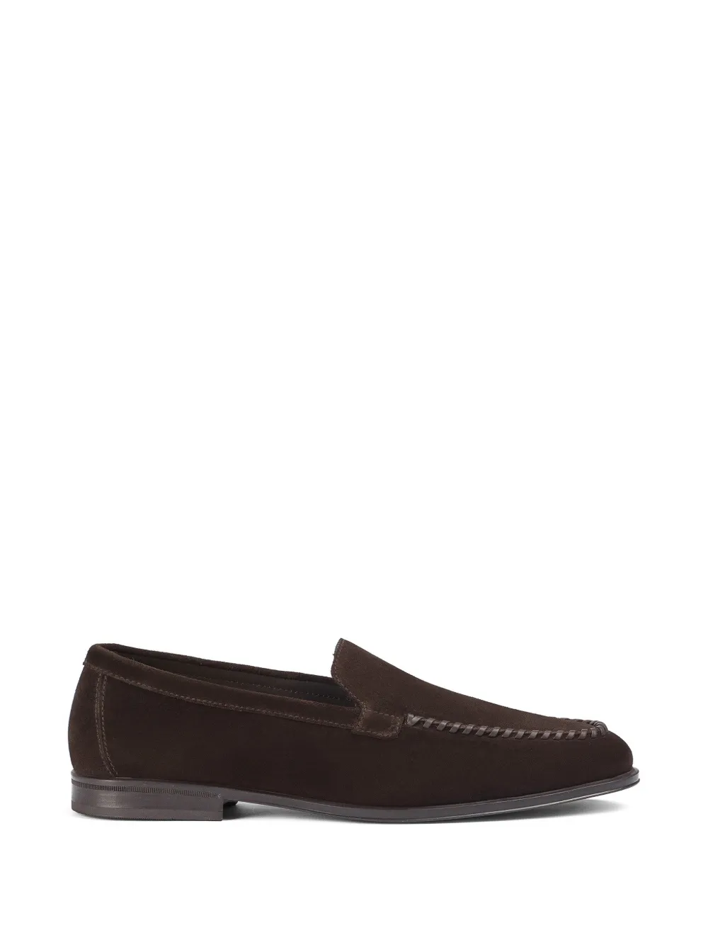 Doucal's suede loafers - Marrone