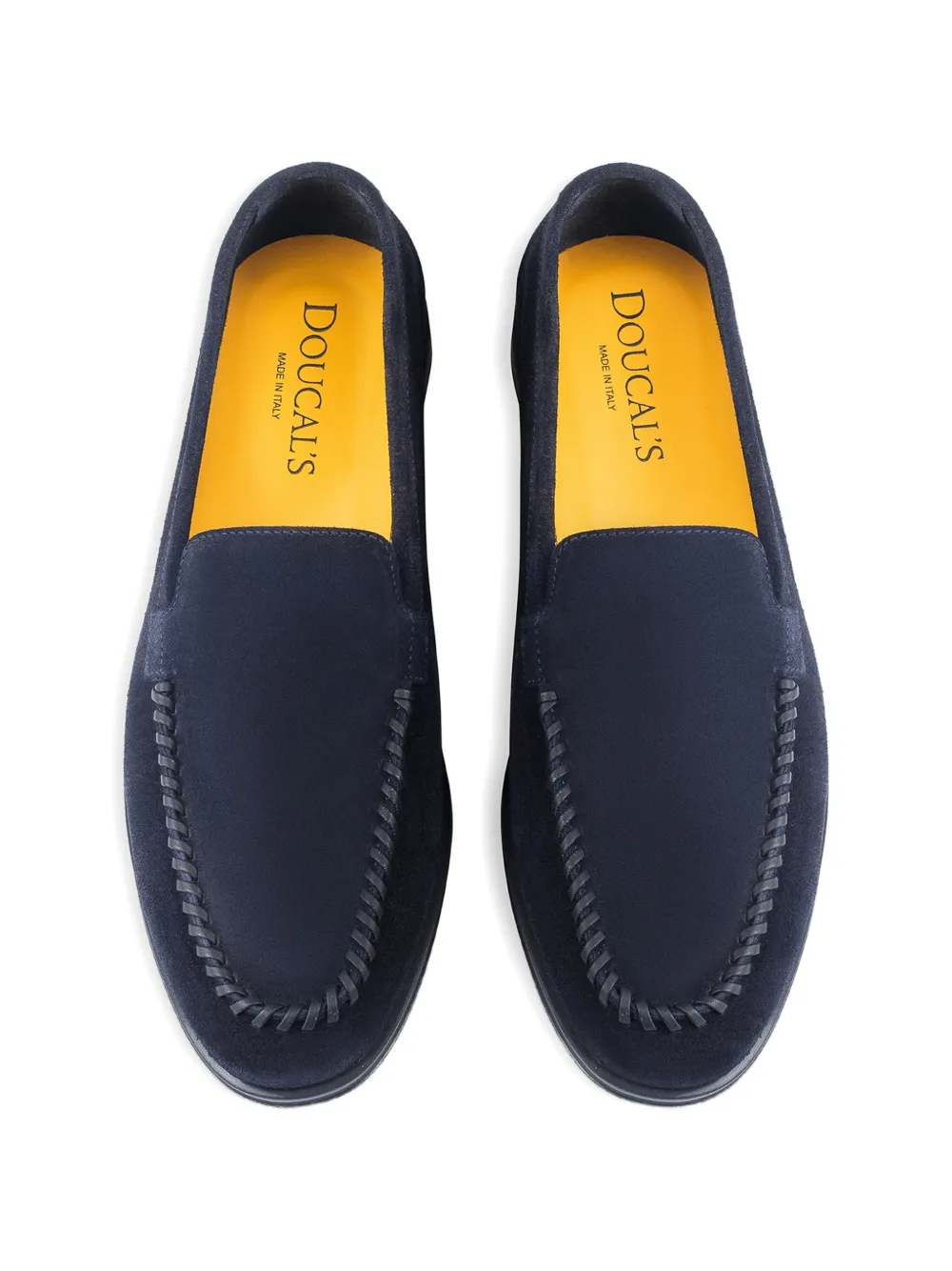 Doucal's suede loafers Blauw