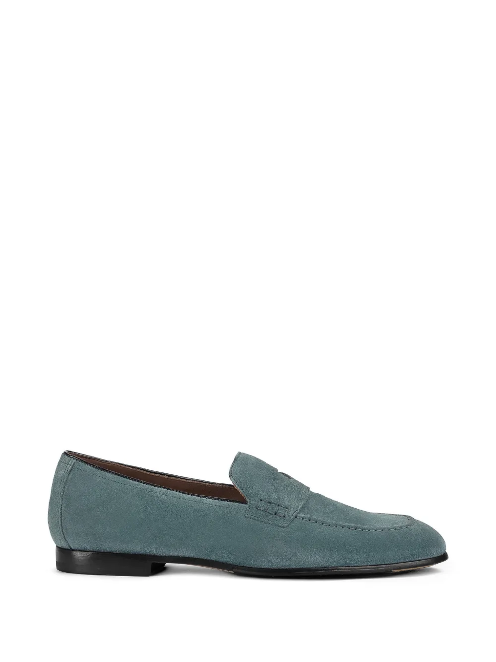 Doucal's suede penny loafers - Blu