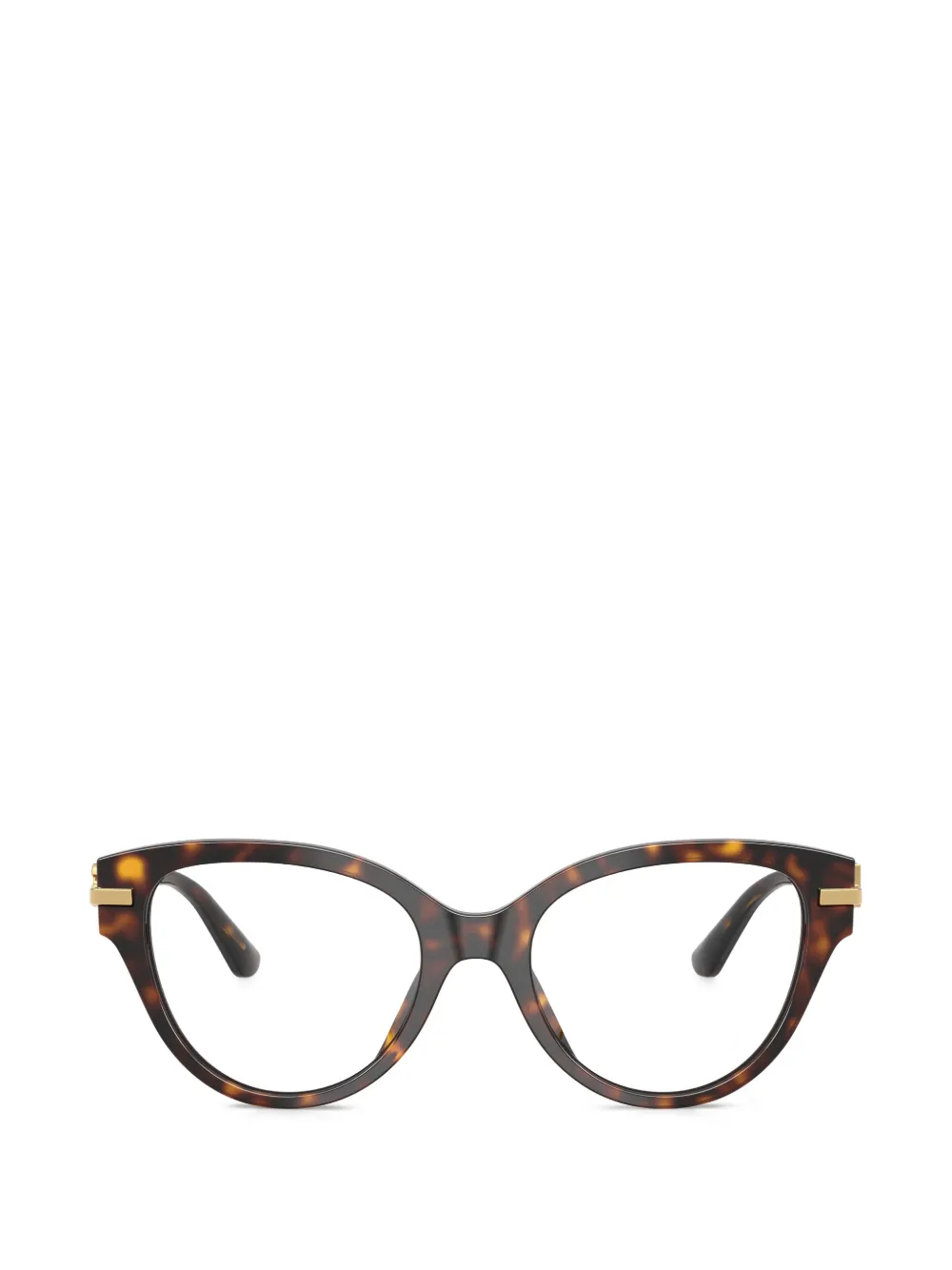 Dolce & Gabbana Eyewear cat-eye glasses - Marrone